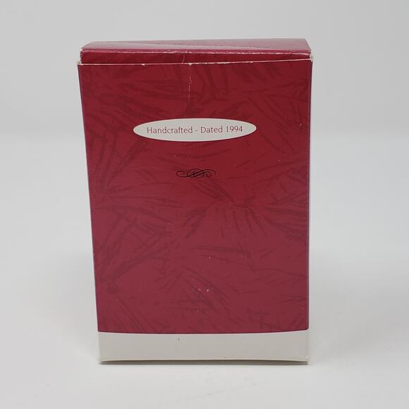 1994 Hallmark Secret Santa Handcrafted Keepsake Holiday Christmas Ornament. - Picture 2 of 8